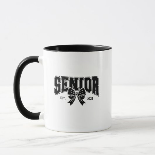 Senior EST 2025 Afstuderen Student Vintage Mok (Links)