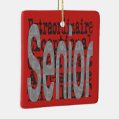 Senior Extraordinaire Keramisch Ornament (Rechts)