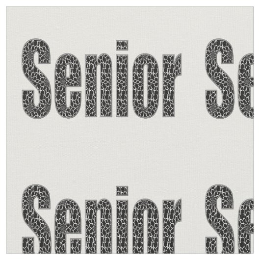 Senior Fabric Stof (Close Up)