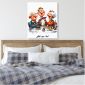 Senior Feestje Canvas Afdruk (Insitu (Slaapkamer))