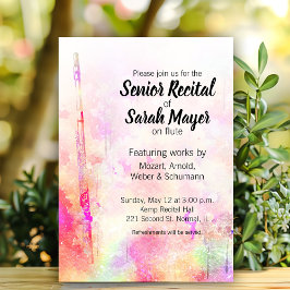 Senior fluit overweging kleurrijke Waterverf ontwe Kaart