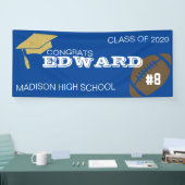 Senior Football Afstuderen Banner Sign (Beurs)