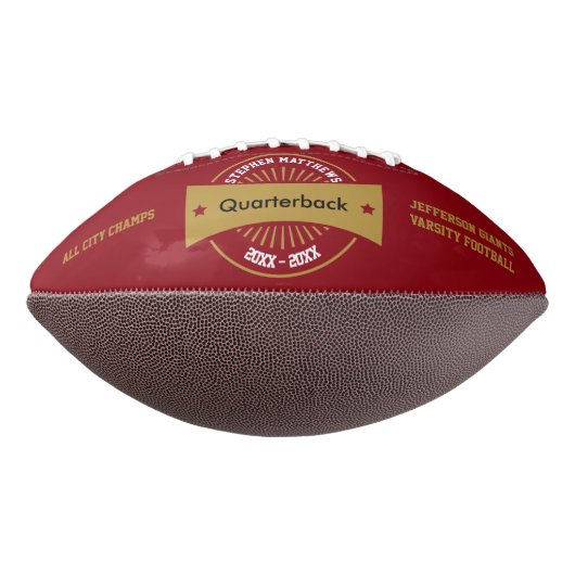 Senior Football Award Memento (Gedraaid 90)