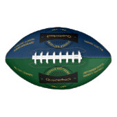 Senior Football Award Memento Black Badge (Voorkant)