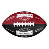 Senior Football Award Memento White Badge (Voorkant)