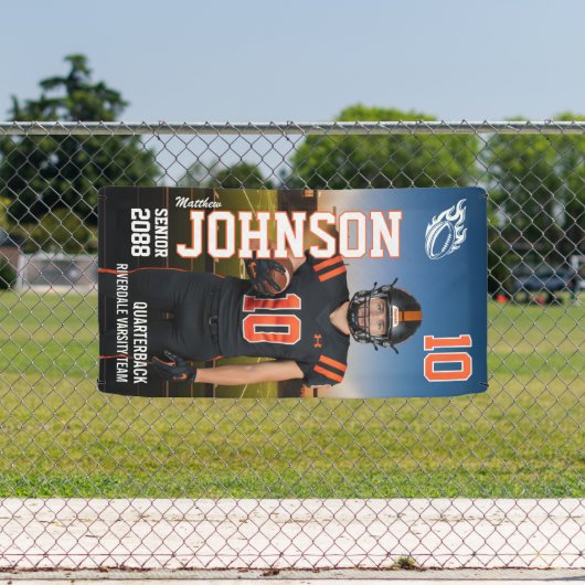 Senior Football MVP Player Sports Photo Display Spandoek (Insitu)
