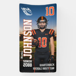 Senior Football MVP Speler Sport Foto Weergave Spandoek
