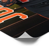 Senior Football Stadium Player Photo Sports Poster (Hoek)