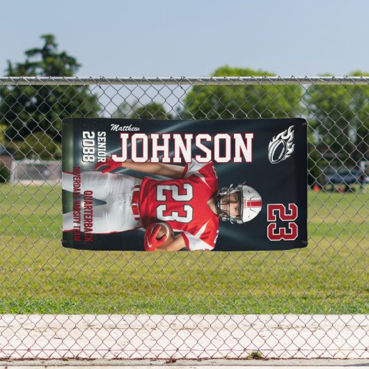 Senior Football Team Player Sports Photo Vertical Spandoek (Insitu)
