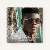 Senior Foto Afstudeerfeest Gastenboek Notitieboek (Voorkant)