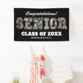 Senior Foto Collage School Afstudeerfeest Bord Spandoek (Insitu)