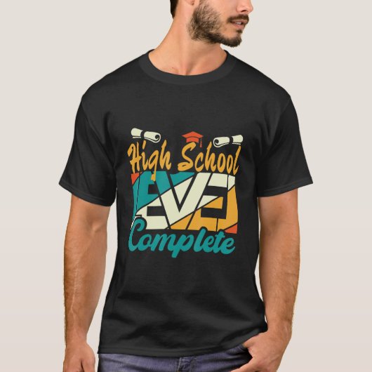 Senior Gamer 2023 High School Level Complete 2023 T-shirt (Voorkant)