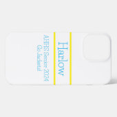 Senior geest gepersonaliseerde telefoonhoesje iPhone hoesje (Achterkant horizontaal)