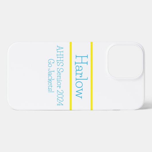 Senior geest gepersonaliseerde telefoonhoesje iPhone hoesje (Achterkant horizontaal)