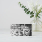 Senior geriatrische zorg Visitekaartjes Afsprakenkaartje (Staand voorkant)