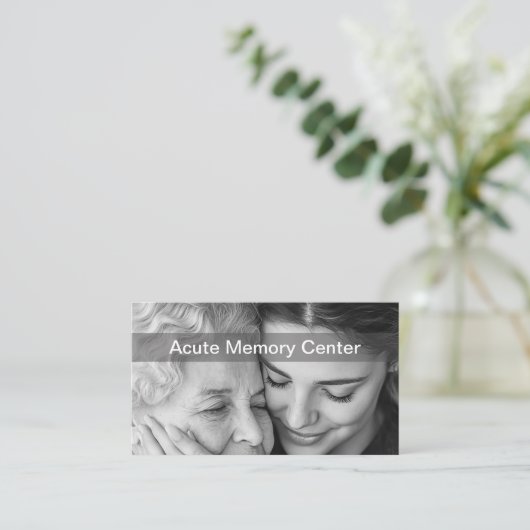 Senior geriatrische zorg Visitekaartjes Afsprakenkaartje (Staand voorkant)