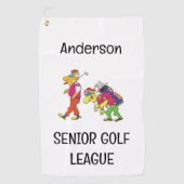 Senior Golf League Golf Towel Golfhanddoek (Voorkant)