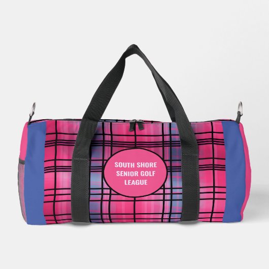 Senior golfer "Autumn Gold" gespeeld Plunjezak (Achterkant)