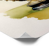 Senior Golfer - Golf Art Print (Hoek)