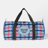 Senior Golfer Mannen/Vrouwen Duffel Bag Rood Blauw Plunjezak (Achterkant)