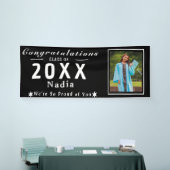 Senior Grad Banner - Aangepaste foto klas van jaar (Beurs)