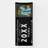 Senior Grad Banner - Aangepaste foto klas van jaar (Verticaal)