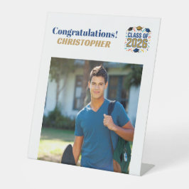 Senior Graduation Class of 2026 Reclamebord Met Voetstuk