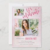 Senior Graduation Photo Party  Kaart (Achterkant)