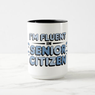 Senior Grappen Ik PRAAT VLOTEND SENIOR BURGER Mok