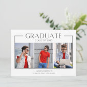 Senior Guy 3 Foto High School Afstuderen (Staand voorkant)