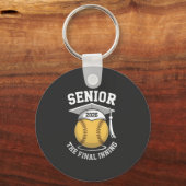 Senior Het Laatste Inning 2026 Softbal Afstuderen Sleutelhanger (Voorkant)