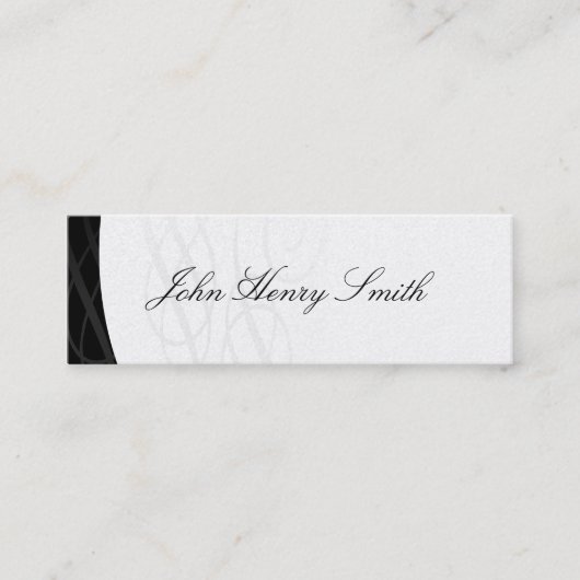 Senior High Afstuderen Name Card Contactkaartje (Voorkant)