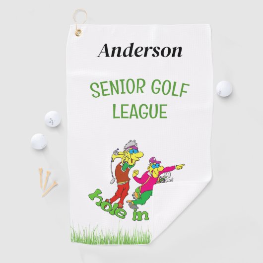 Senior Hole in één Golfhanddoek (Insitu)