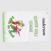 Senior Hole in één Golfhanddoek (Horizontaal)