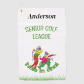 Senior Hole in één Golfhanddoek (Voorkant)