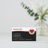 Senior Home Care Nurse Visitekaartjes (Staand voorkant)