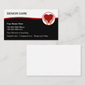 Senior Home Care Nurse Visitekaartjes (Voorkant / Achterkant)