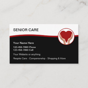 Senior Home Care Nurse Visitekaartjes