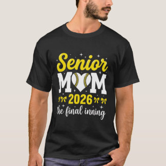 Senior Honkbalmoeder 2026 T-shirt