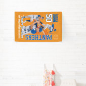 Senior honkbalspeler aangepaste foto sport spandoek (Insitu)