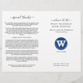 Senior Honours en Awards oproepingsprogramma Flyer (Voorkant)