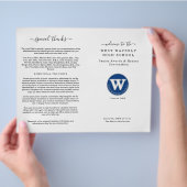 Senior Honours en Awards oproepingsprogramma Flyer (Hand)