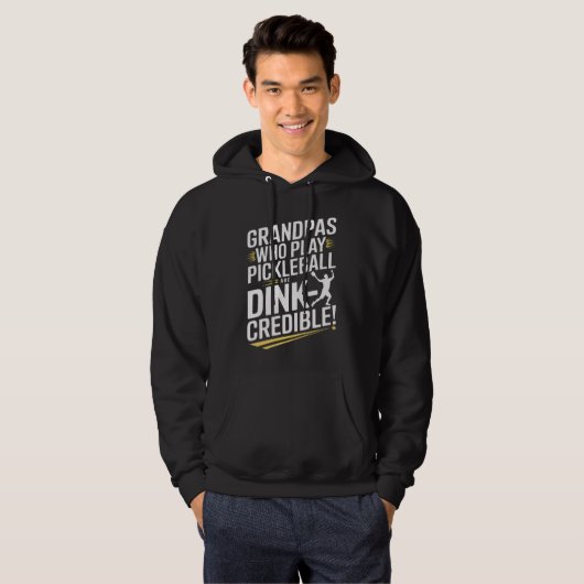 Senior Humor Pickleball Hoodie (Voorkant volledig)