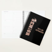 Senior Jaar Afstudeerder Foto Afstuderen Glitter J Planner (Display)