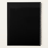 Senior Jaar Afstudeerder Foto Afstuderen Glitter J Planner (Achterkant)