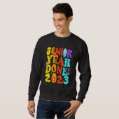 Senior Jaar Done Class 2023 Senior High Student GR Trui (Voorkant volledig)