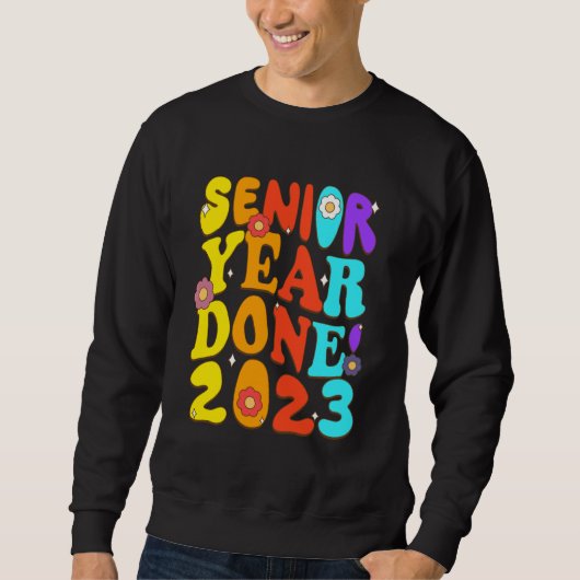 Senior Jaar Done Class 2023 Senior High Student GR Trui (Voorkant)