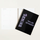 Senior Jaar Glitter Afstudeerder Afstuderen Planner (Display)