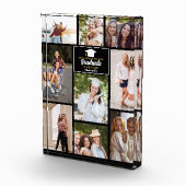 Senior Jaar Vrienden Collage 2025 Afstuderen Gift Fotoblokken (Rechts)