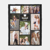 Senior Jaar Vrienden Foto Collage Afstuderen Gift Fleece Deken (Voorkant)